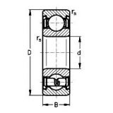 6201-2ZR P636 Ložisko kuličkové jednořadé s kryty na obou stranách,  12x 32x10