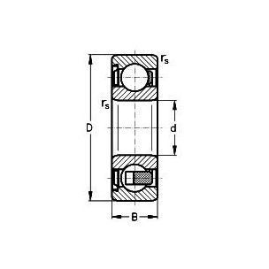 629 ZRTNH P6 R11-18 Ložisko kuličkové jednořadé s krytem z jedné strany,   9x 26x8
