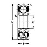 6201-2RSR C3 Ložisko kuličkové jednořadé s těsněním na obou stranách,  12x 32x10