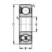 608 ZR C4 Ložisko kuličkové jednořadé s krytem z jedné strany,   8x 22x7