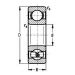 623  Ložisko kuličkové jednořadé,   3x 10x4