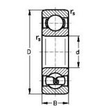 623 P66 Ložisko kuličkové jednořadé,   3x 10x4