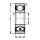 6001-2RSR C36 Ložisko kuličkové jednořadé s těsněním na obou stranách,  12x 28x8
