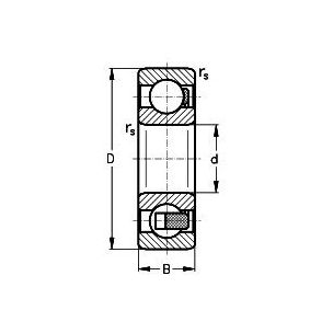 6200 TNH P6 Ložisko kuličkové jednořadé,  10x 30x9