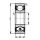 6201-2RSR R2-5 Ložisko kuličkové jednořadé s těsněním na obou stranách,  12x 32x10