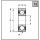 VLM 036 /PLC 1-R/ Ložisko kuličkové jednořadé speciální,  10x 30x 9 zápich R 1,2x0,8 (2RSR C3)