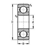 6008 TB P5 /ZKL Ložisko kuličkové jednořadé,  40x 68x15