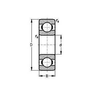 6008 TB P5 /ZKL Ložisko kuličkové jednořadé,  40x 68x15