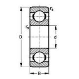 6309 C2 Ložisko kuličkové jednořadé,  45x100x25