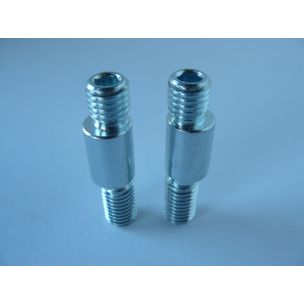 VLM 053/8 Čep vyosený Zn Čep vyosený se závity M10 s osazeným excentrickým lícovaným průměrem 12 v délce 17 mm, vnitřní šestihran 5 mm. Pozinkováno.