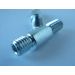 VLM 053/8 Čep vyosený Zn Čep vyosený se závity M10 s osazeným excentrickým lícovaným průměrem 12 v délce 17 mm, vnitřní šestihran 5 mm. Pozinkováno.