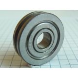 VLM 017 Ložisko kuličkové jednořadé speciální,   8x 25,8x 7 zápich V 90°x1,4 (2RZ)