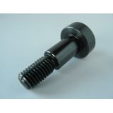 VLM 053/12 Šroub černěný Šroub M 10 s osazeným lícovaným průměrem 12 v délce 19 mm, hlava válcová pr. 22 mm s vnitřním šestihranem 5 mm. Černěno.