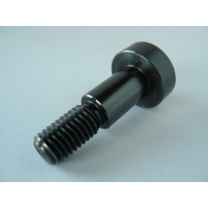 VLM 053/12 Šroub černěný Šroub M 10 s osazeným lícovaným průměrem 12 v délce 19 mm, hlava válcová pr. 22 mm s vnitřním šestihranem 5 mm. Černěno.